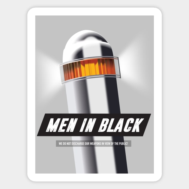 Men In Black - Alternative Movie Poster Sticker by MoviePosterBoy